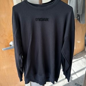 Gymshark Crew Neck, Black, Size Large, Lightly Worn